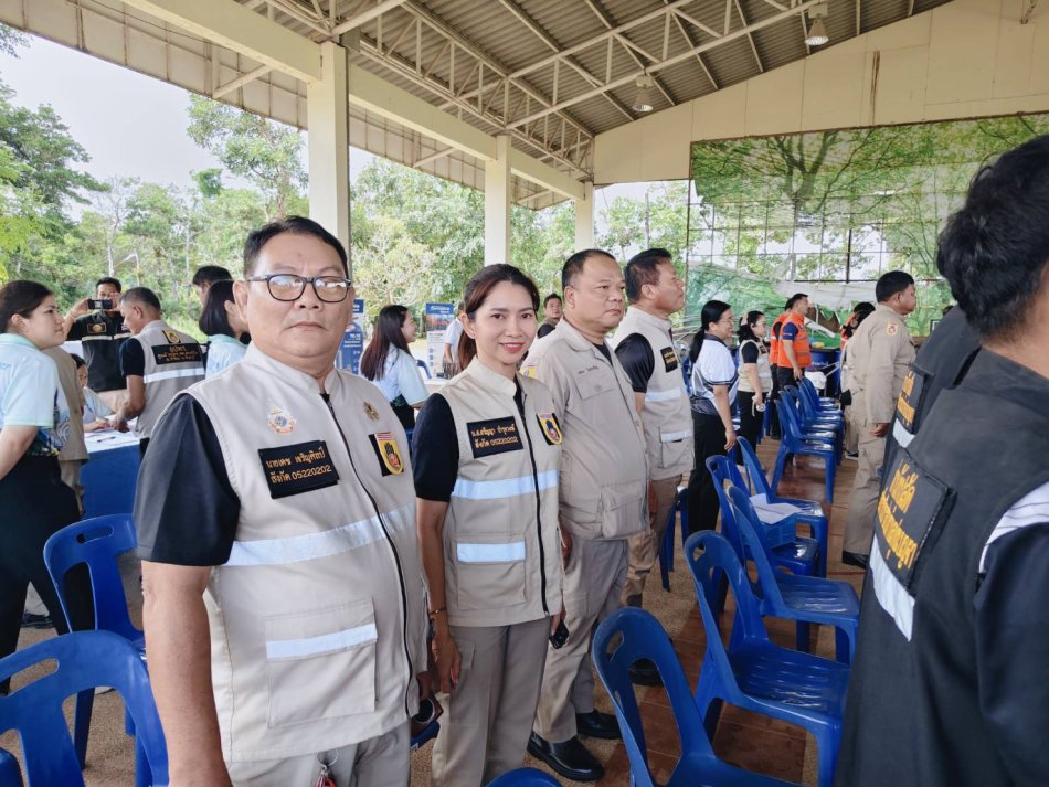 ร่วมโครงการพัฒนาศักยภาพและเสริมสร้างสมรรถนะ สมาชิกอาสาสมัครป้องกันฝ่ายพลเรือนในการป้องกันและบรรเทาสาธารณภัยของจังหวัดจันทบุรี 